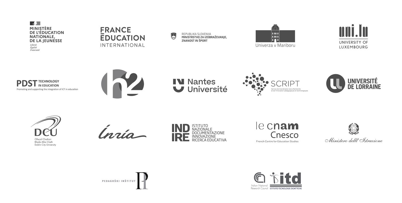 Logos of the 17 partners of AI4T